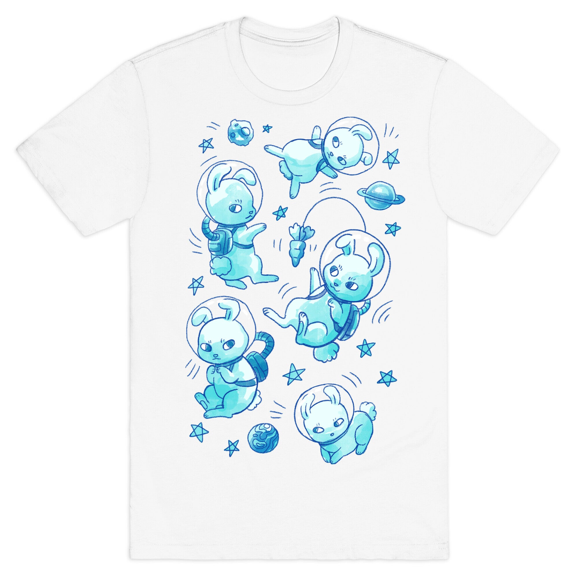 Bunnies In Space T-Shirt